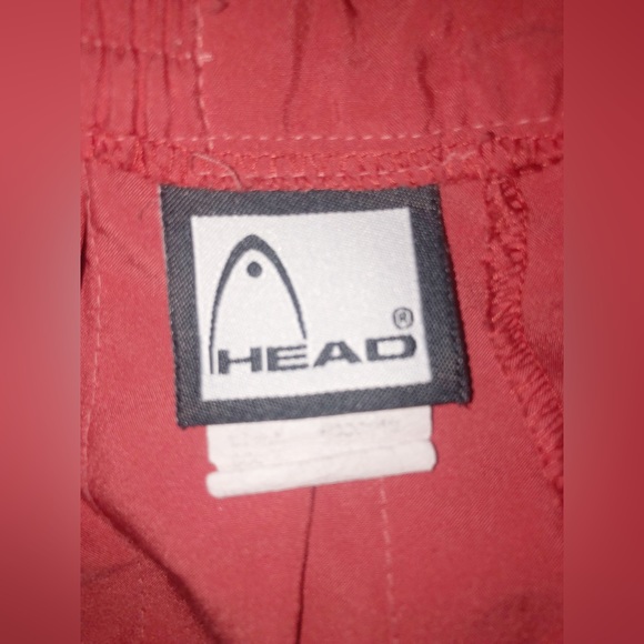 Salmon / Light Red Pleated Skirt - Picture 4 of 4